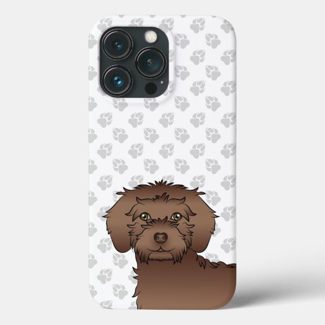 Cabeça de cachorro de desenho animado fofo Mini Go (Verso)