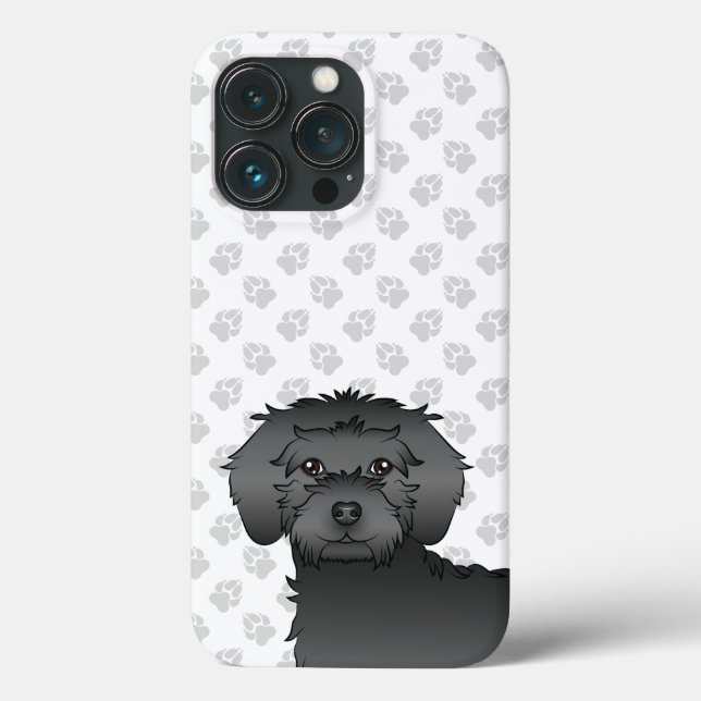 Cabeça de cachorro de desenho animado mini Goldend (Verso)