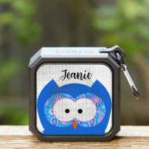 Cabeça de Cartoon Azul Personalizada