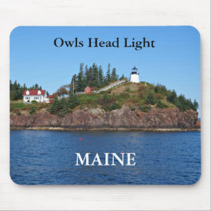 Cabeça De Coruja, Maine Mousepad