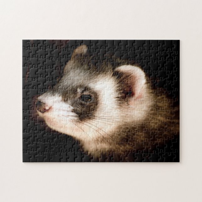 Cabeça de Ferret Fechada, Quebra-cabeça de Jigserr (Horizontal)