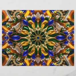 Cabeça de lenha com Design de cor Brasil