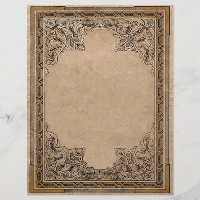 Cabeça de ornamentado para Livro de Sombras (Frente)