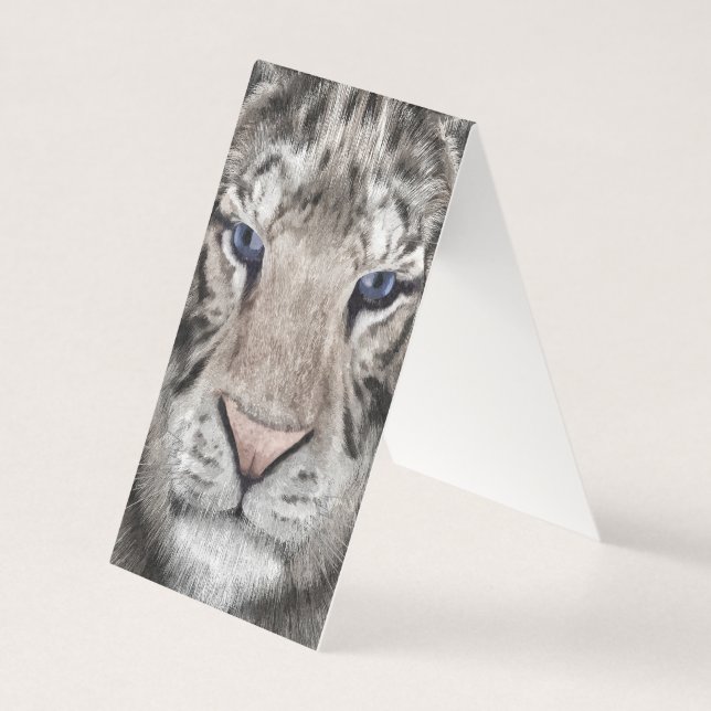 Cabeça de Tigre Branco  (Frente)