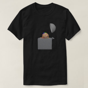 Cabeça em um Prato no Carrinho Camiseta