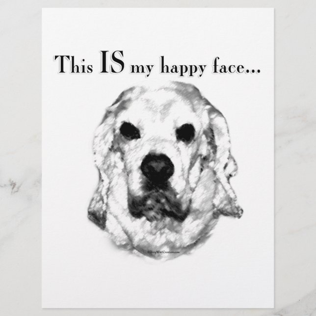 Cabeça Feliz de Cocker Spaniel (Frente)