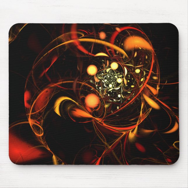 Cabeçalho Abstrato Art Mousepad (Frente)