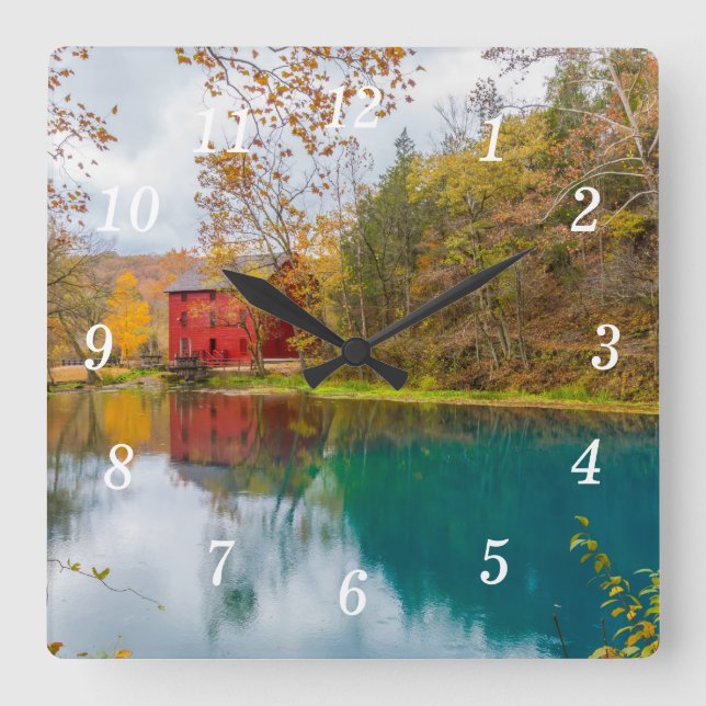 Cabeçalho Do beco E Relógio De Parede Do Primavera (Frente)