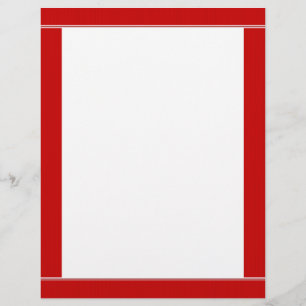 Cabeçalho limitado listrado vermelho