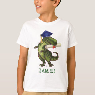 Cabeças e Camisetas de graduação TRex Dino