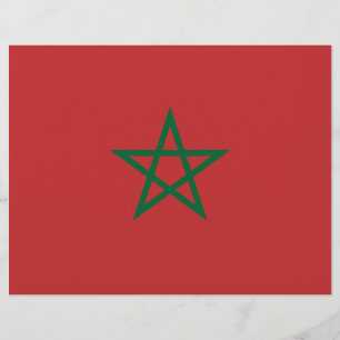 Cabeçote com Bandeira de Marrocos