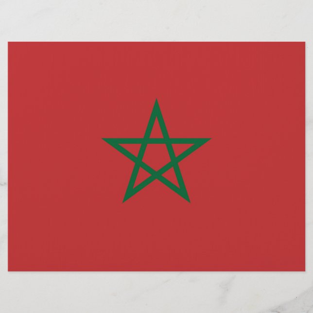 Cabeçote com Bandeira de Marrocos (Frente)