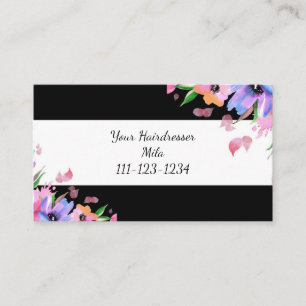 cabeleireiro, cartão de visita de cabeleireiro