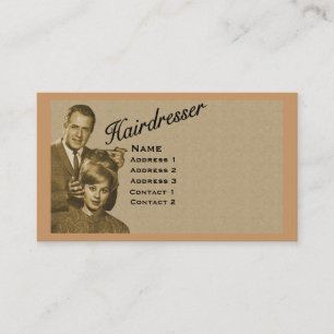 CABELEIREIRO - CARTÃO DE VISITA MUITO PROFISSIONA