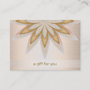 Cabeleireiro de Lotus e certificado de presente