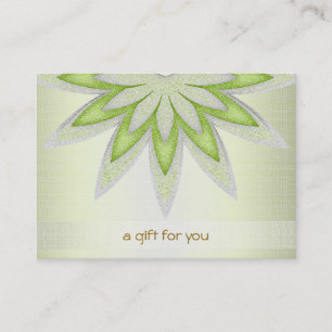 Cabeleireiro de Lotus e certificado de presente