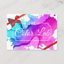 Cabeleireiro moderno da aguarela do certificado de