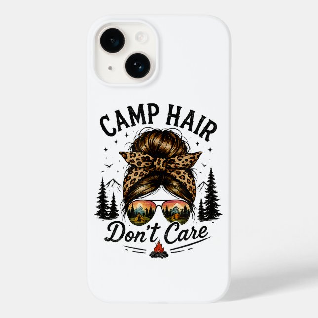 Cabelo de Acampamento Não Liga Coque Desarrumado E (Verso)