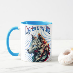 Cabelo De Cachorro É A Minha Caneca Glitorosa - Ca