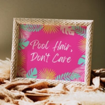 Cabelo de piscina, não se importe de assinar | Sin