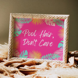 Cabelo de piscina, não se importe de assinar | Sin