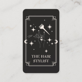 Cabelo de Placa Tarot Stylist Celestial Cartão de