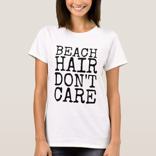 CABELO DE PRAIA NÃO SE IMPORTA COM T-shirts (Frente)