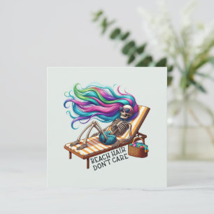 Cabelo de praia Não se importa - Esqueleto