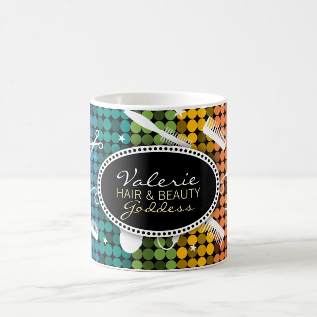 Cabelo do arco-íris & caneca feitos sob encomenda (Centro)