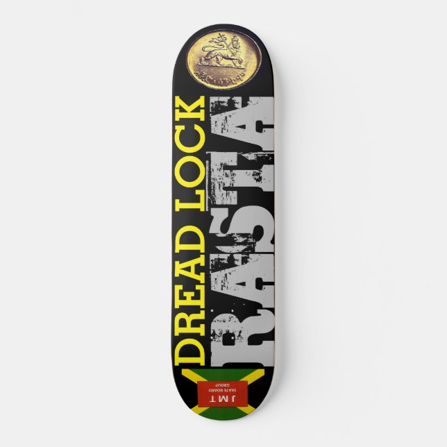 CABELo DREADLOCK RASTA Skateboard (Frente)