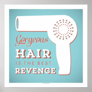 Cabelo maravilhoso é o melhor Impressão de arte re