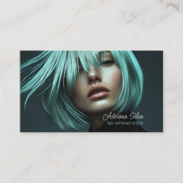 Cabelo moderno Cartão de visita salão
