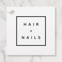CABELO + UNHAS estilista de etiquetas feitas à mão