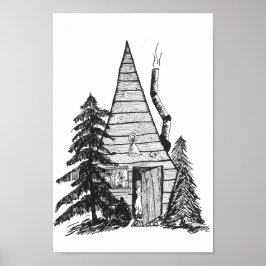 Cabina na Poster do Woods Nursery