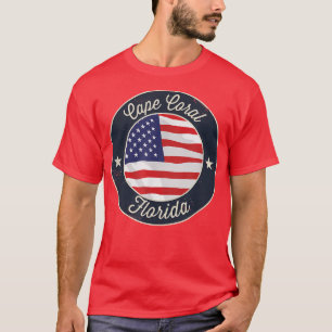 Cabo Coral - Camisa T do Souvenir da Flórida Patri
