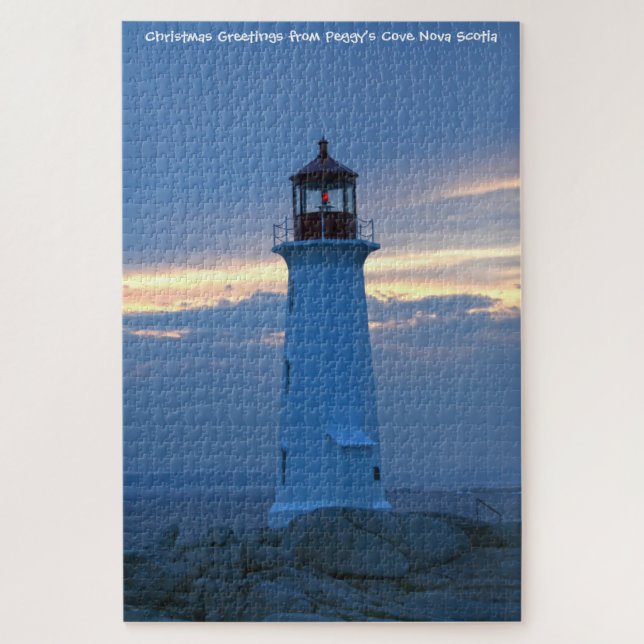 Cabo de Peggy, Nova Scotia. Quebra-cabeça (Vertical)