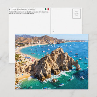 Cabo San Lucas, México Cartão Postal de Viagem