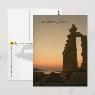 Cabo Sounio, Grécia - cartão postal