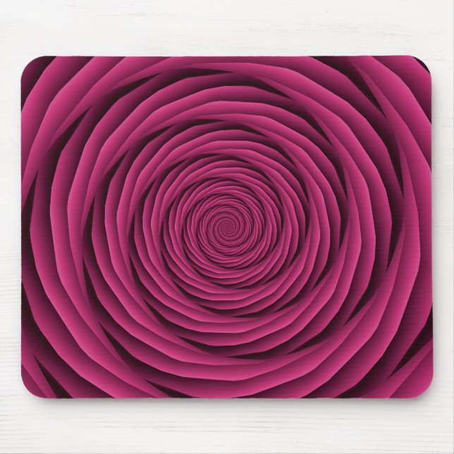 Cabos enrolados no Mousepad Rosa (Frente)