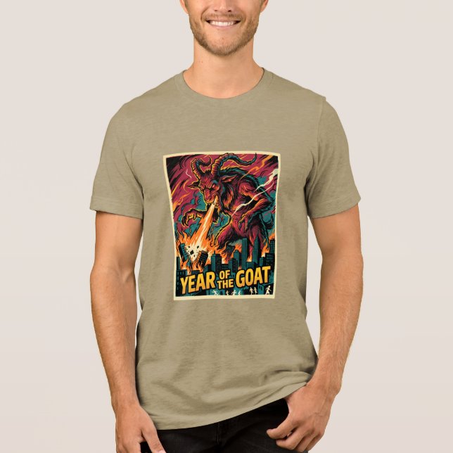 Cabra de Fogo 2027 A Camisa da Cabra Ano da Cabra (Frente)