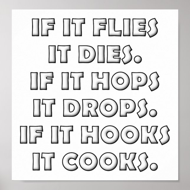 Caça ao Poem Engraçado Poster de caça (Frente)