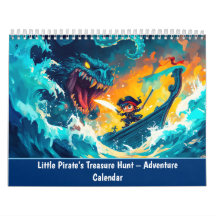 Caça ao Tesouro do Pequeno Pirata – Calendário de