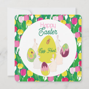 Caça aos ovos. Convite