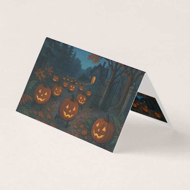 Caça às abóboras de Halloween (Frente)