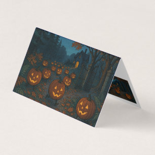Caça às abóboras de Halloween
