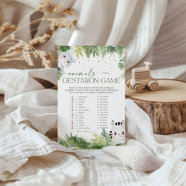 Caça de Gestação de Animais do Safari (Criador carregado)