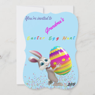 Caça de Ovos de Páscoa Cuta com Convite de Pulse