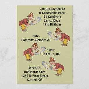 Caça de Sherlock do convite de festas de