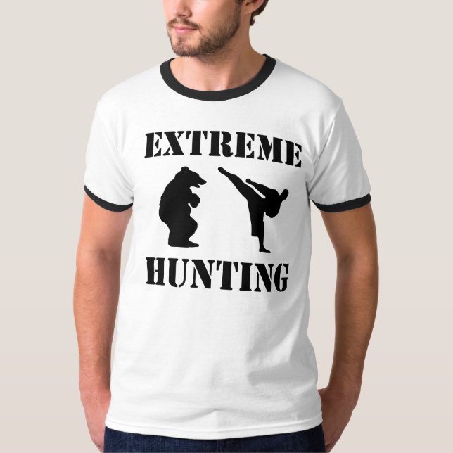 Caça extrema, engraçado, grpahic, tshirt, camisa (Frente)