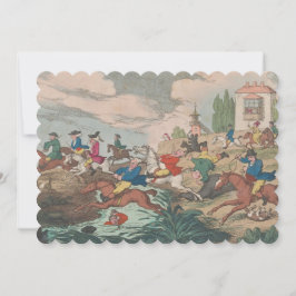 Caça - Tamanho de convite plano 12,7 cm x 17,8 cm